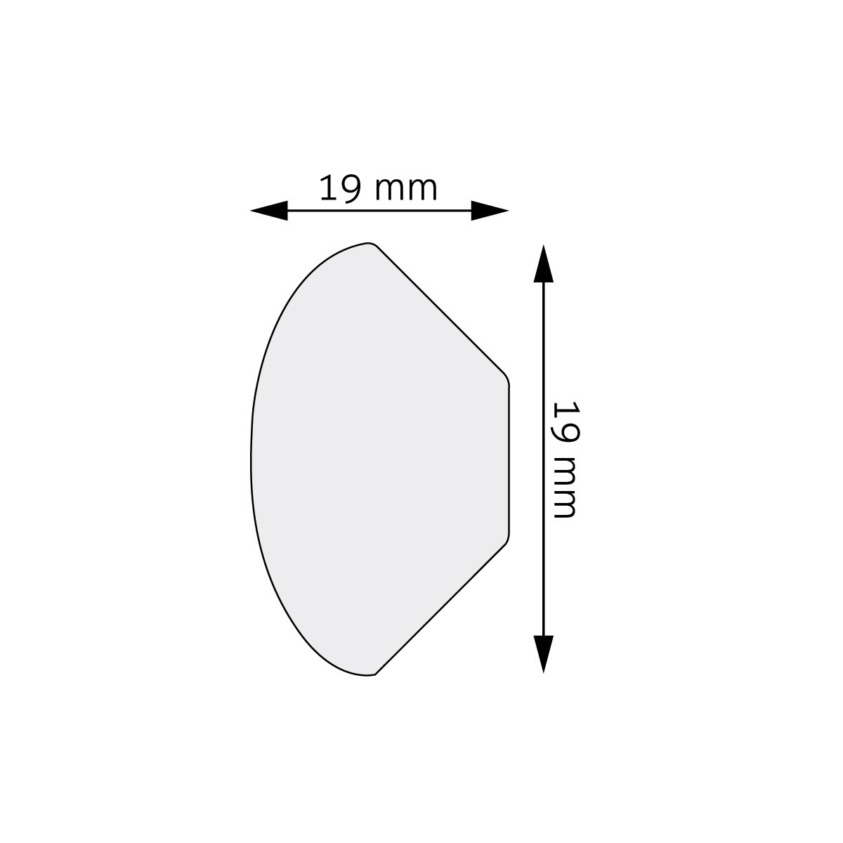 Lakovaná barevná soklová lišta Creativa LPC-12M RAL / 244cm – plánek