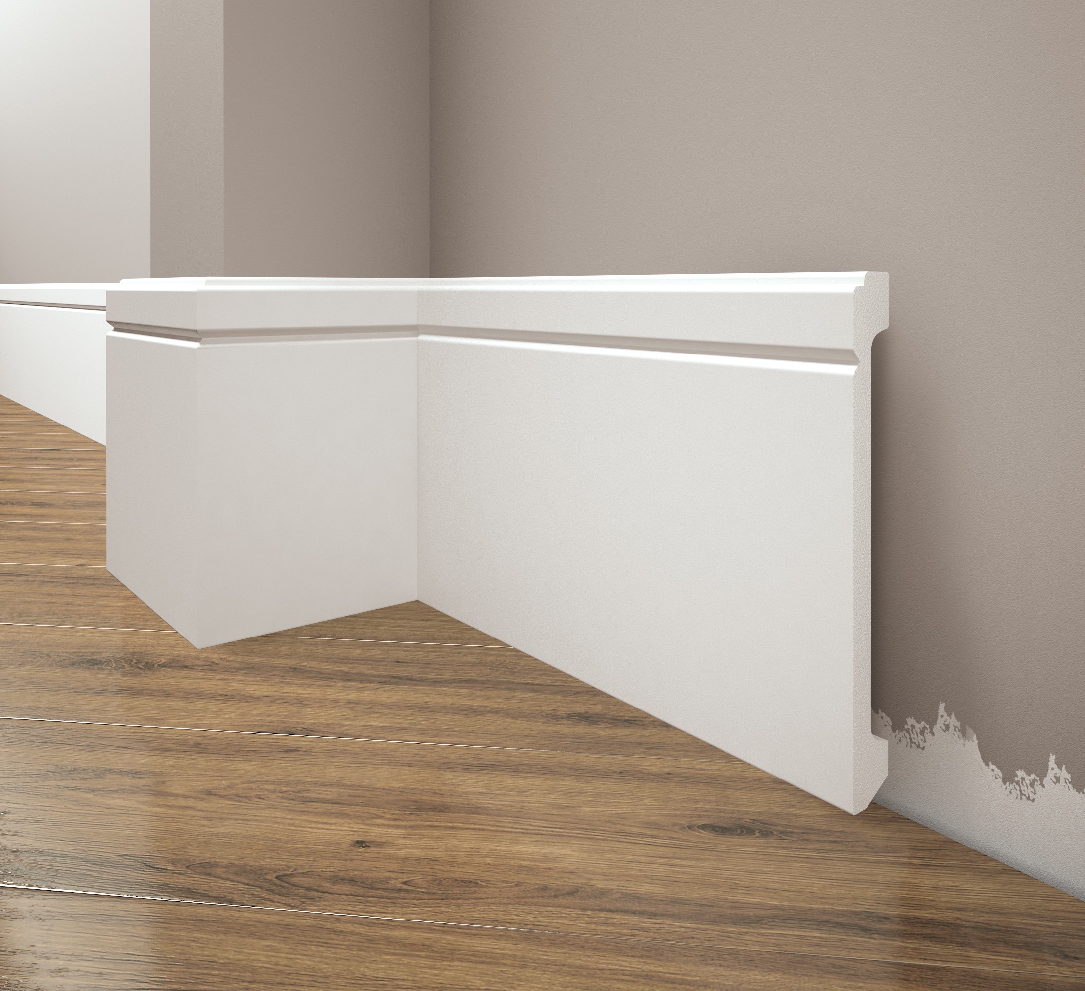 Soklová lišta Creativa LPC-30 | 244cm – plánek
