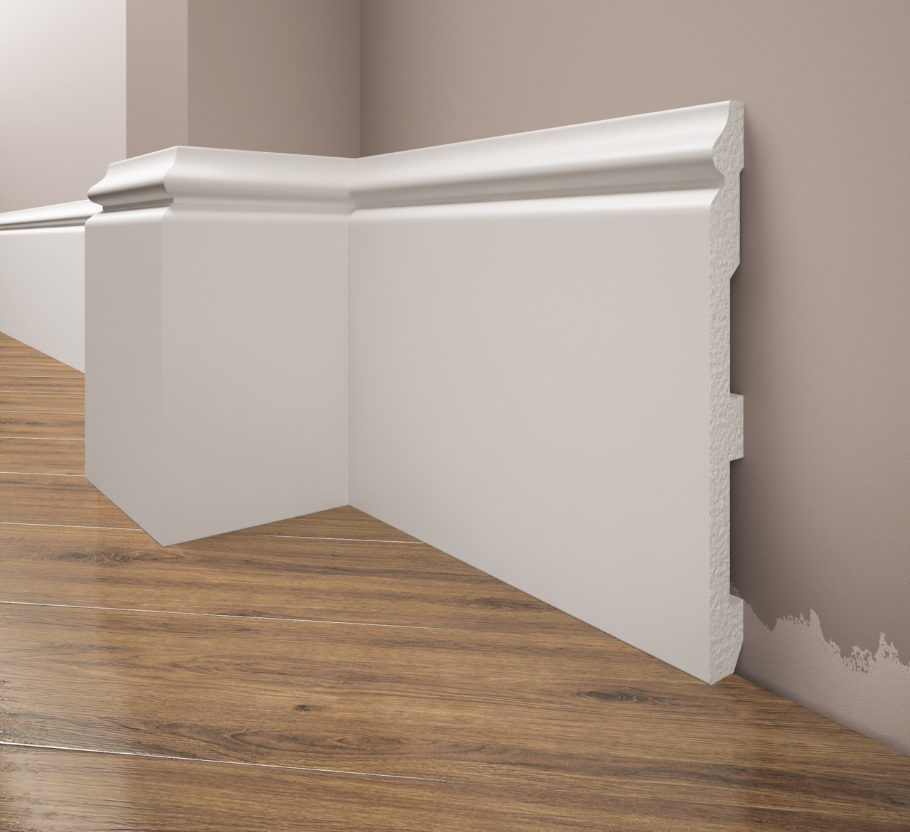 Soklová lišta Creativa LPC-33 | 244cm – plánek