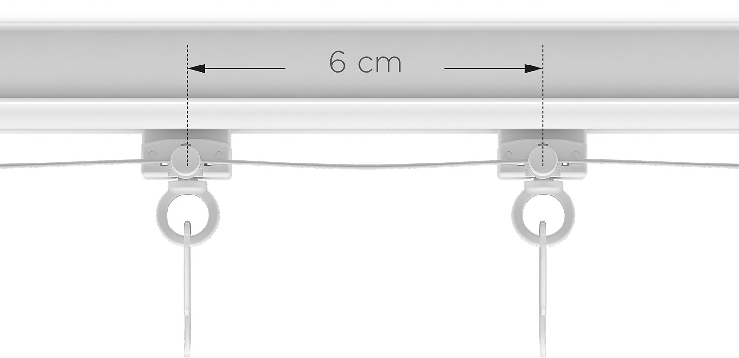 Šňůrka s úchyty WAVE 6 cm